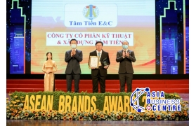 Công ty Cổ Phần Kỹ Thuật & Xây Dựng Tâm Tiến đã được vinh danh đón nhận Giải thưởng: Top 10 Thương Hiệu Mạnh ASEAN 2020